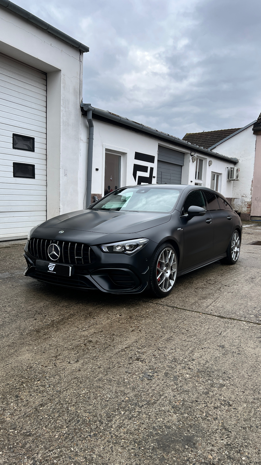 PPF ochranné fólie — Mercedes CLA — Z lesku do matu
